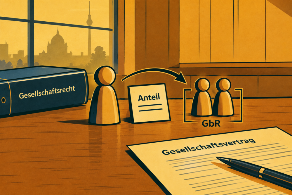 Zustimmung Anteilsübertragung Personengesellschaft